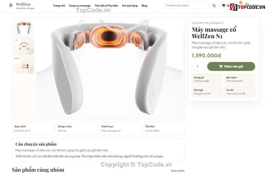 massage,web bán dụng cụ,website